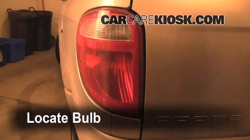 2007 Dodge Grand Caravan SXT 3.8L V6 Lights Reverse Light (replace bulb)